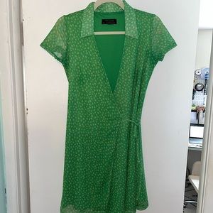 Urban Outfitters mesh wrap dress